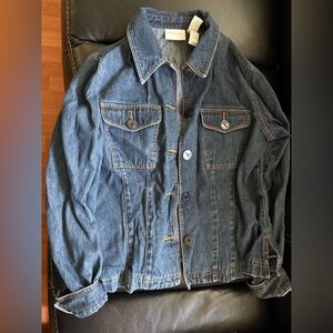 Liz Claiborne Lizwear Jeans Denim Jacket Large NWOT